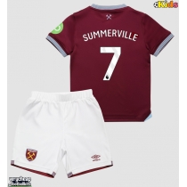West Ham United Crysencio Summerville #7 Replica Home Minikit 2025-26 Short Sleeve (+ pants)